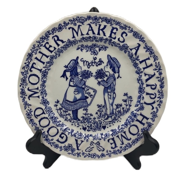 Royal Crownford Thomas Sherman Mother Tribute Decoration Plate England Ceramic - Picture 1 of 8